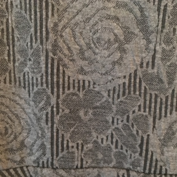 Free People Textured Gray Embellished Dress - Picture 4 of 5